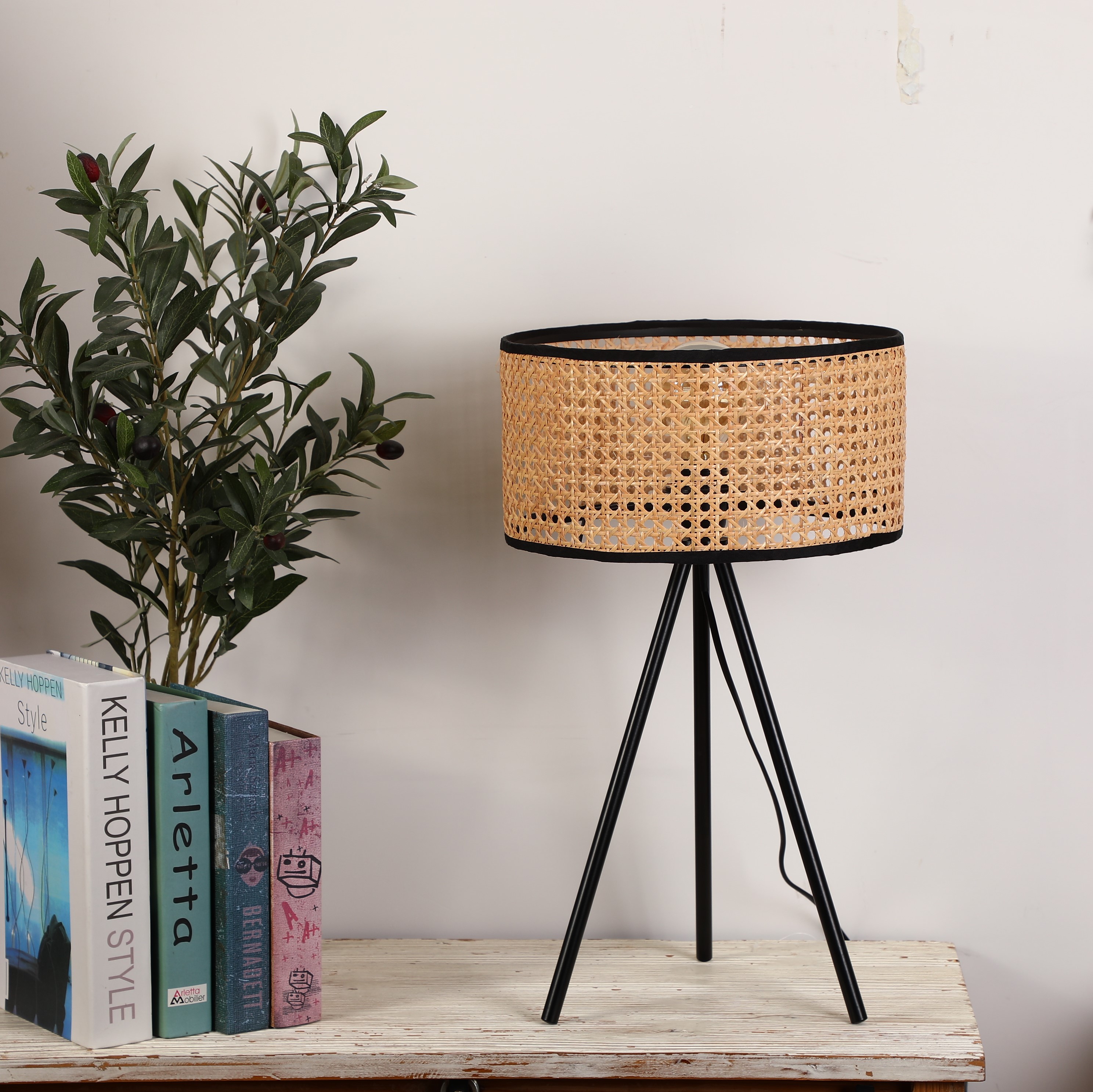 Rattan table lamp craft light hand-woven decorative light Indoor table lamp series table lamp