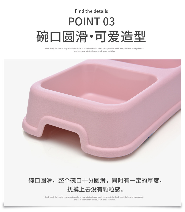 New pet stainless steel double bowls, anti-slip and anti-knock, dog bowls, cat bowls, detachable and washable water bowls, food bowls and pet bowls pic 8
