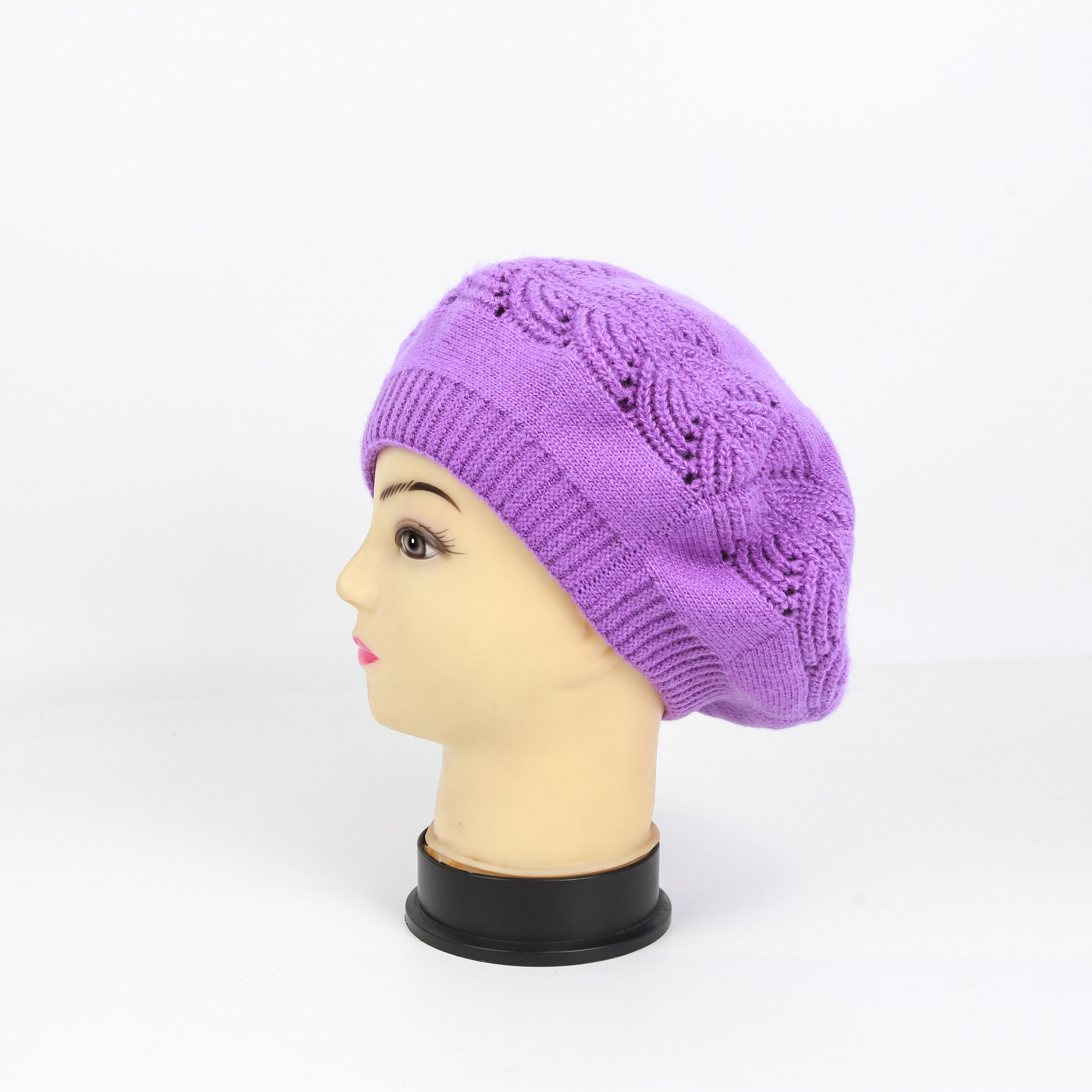 Beret Hat Lady Autumn Winter Knitted Korean Version Japanese Warm Hat British Excellent Vintage Art Dome With Painter Hat Item Picture