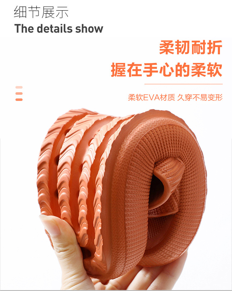 新款网红简约女拖鞋夏居家浴室防滑厚底情侣外穿洗澡耐磨男凉拖鞋详情13