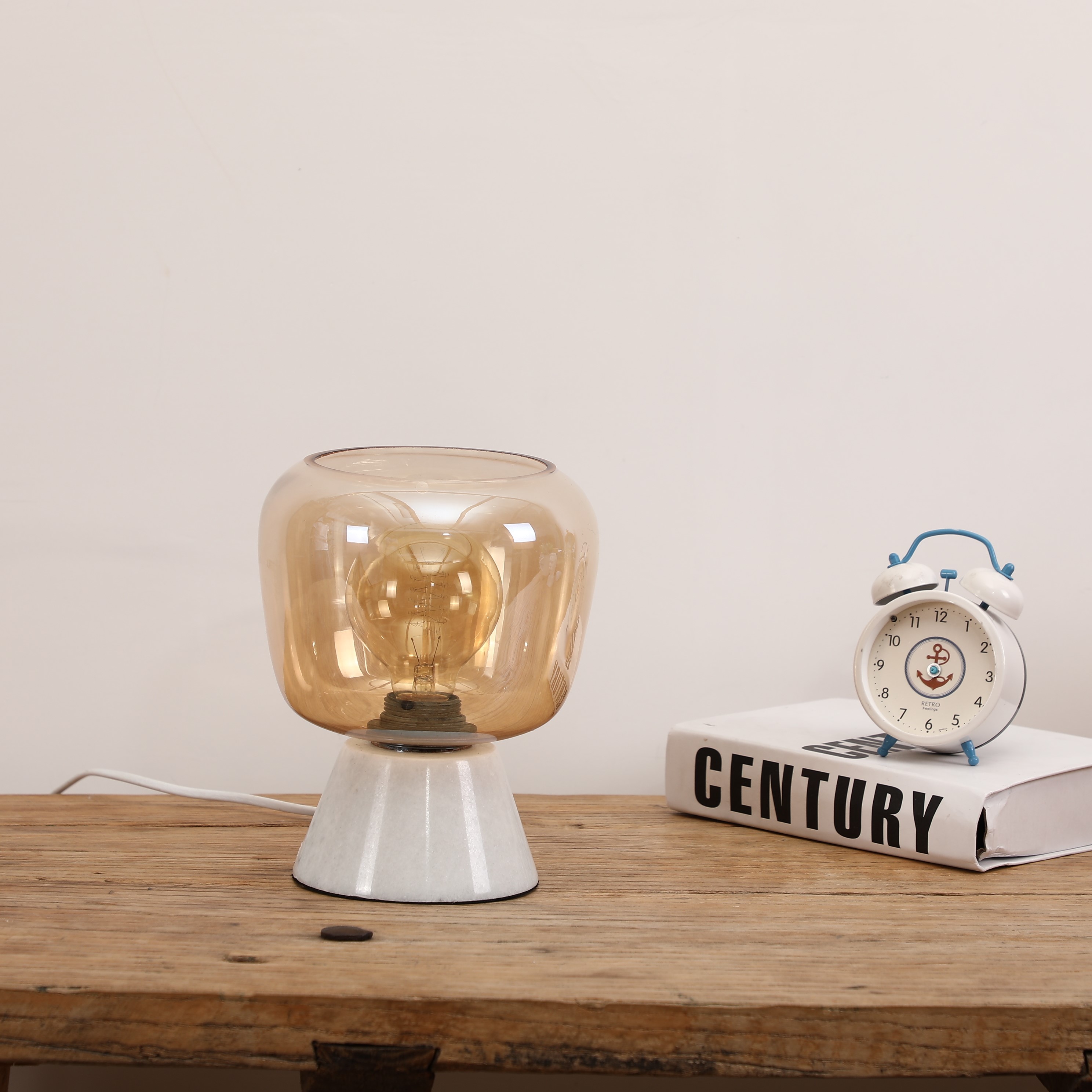 Marble lamp Interior decoration lamp Glass lamp electroplated lamp