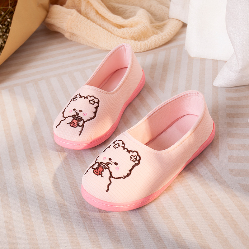 月子鞋春夏秋季孕妇产后防滑透气防水轻便静音包跟透气拖鞋薄款详情3