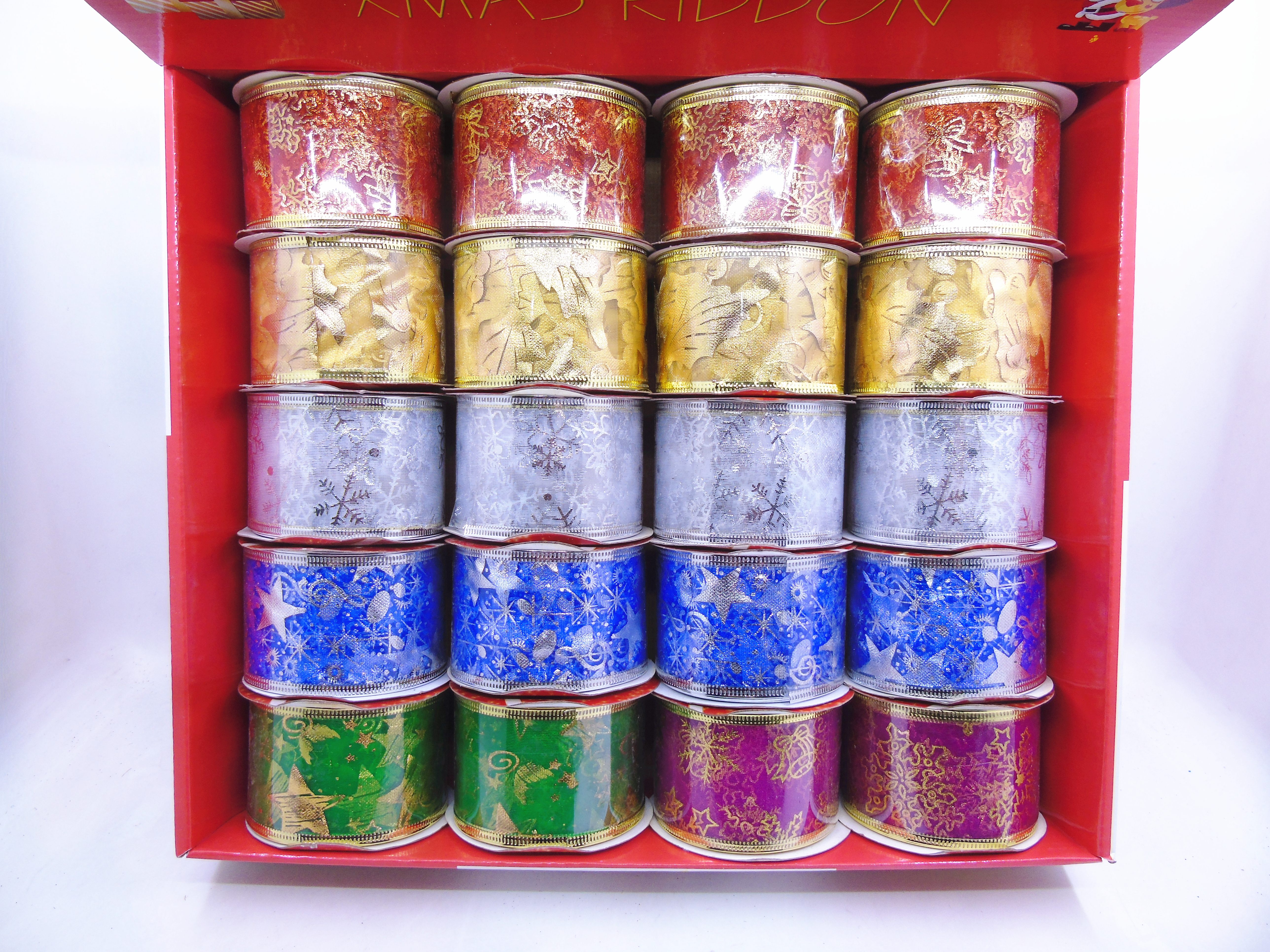 5CM Christmas Ribbon Gift box 5001 Christmas decorations pic 2