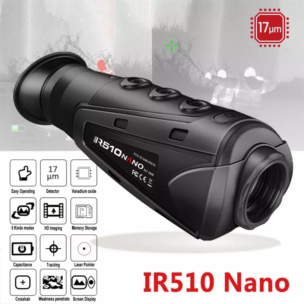 GUIDE IR510 N2 Digital Infrared Thermal Imager Night-vision Scope Detector Thermal Imaging Riflescope for Hunting Patrol