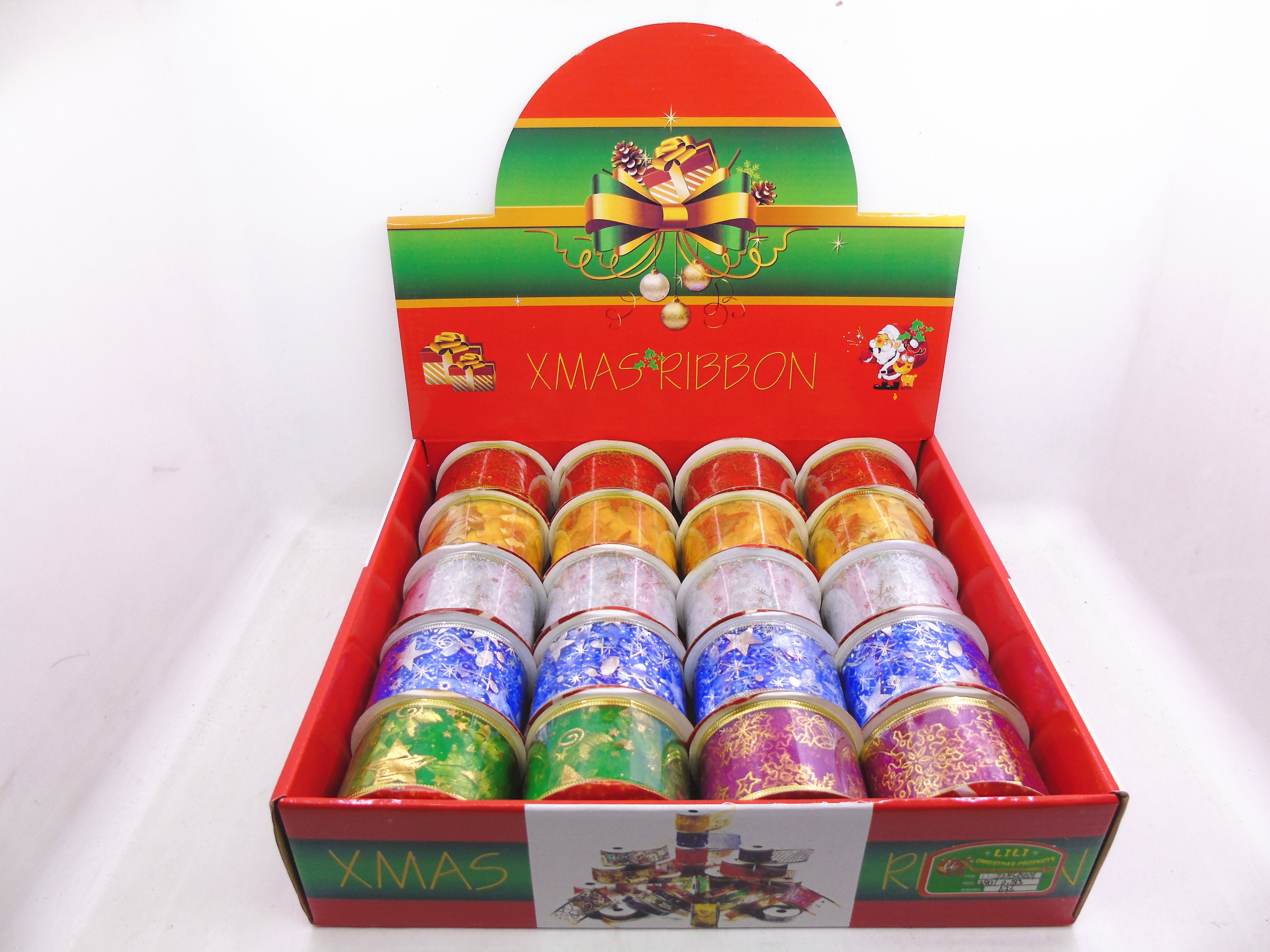 5CM Christmas Ribbon Gift box 5001 Christmas decorations pic 3