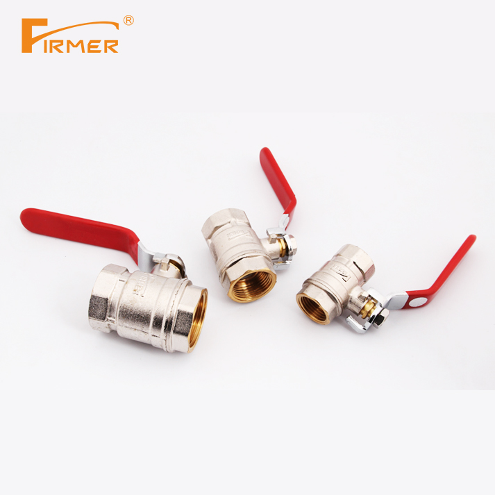 Firmer High Quality 1/2'' Brass Threaded Water ball valve