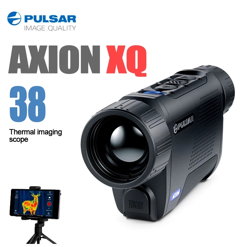New Axion XQ38 Thermal Imaging Monocular Hunting Scope IR Night Vision 1350m Detection Distance in Darkness WIFI Thermal Camera
