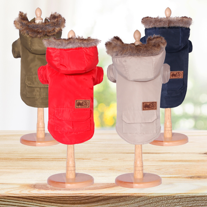 Manufacturers wholesale pet supplies autumn and winter thickened warm cotton clothes explosion two legs cotton clothes cat and dog clothes thumbnail