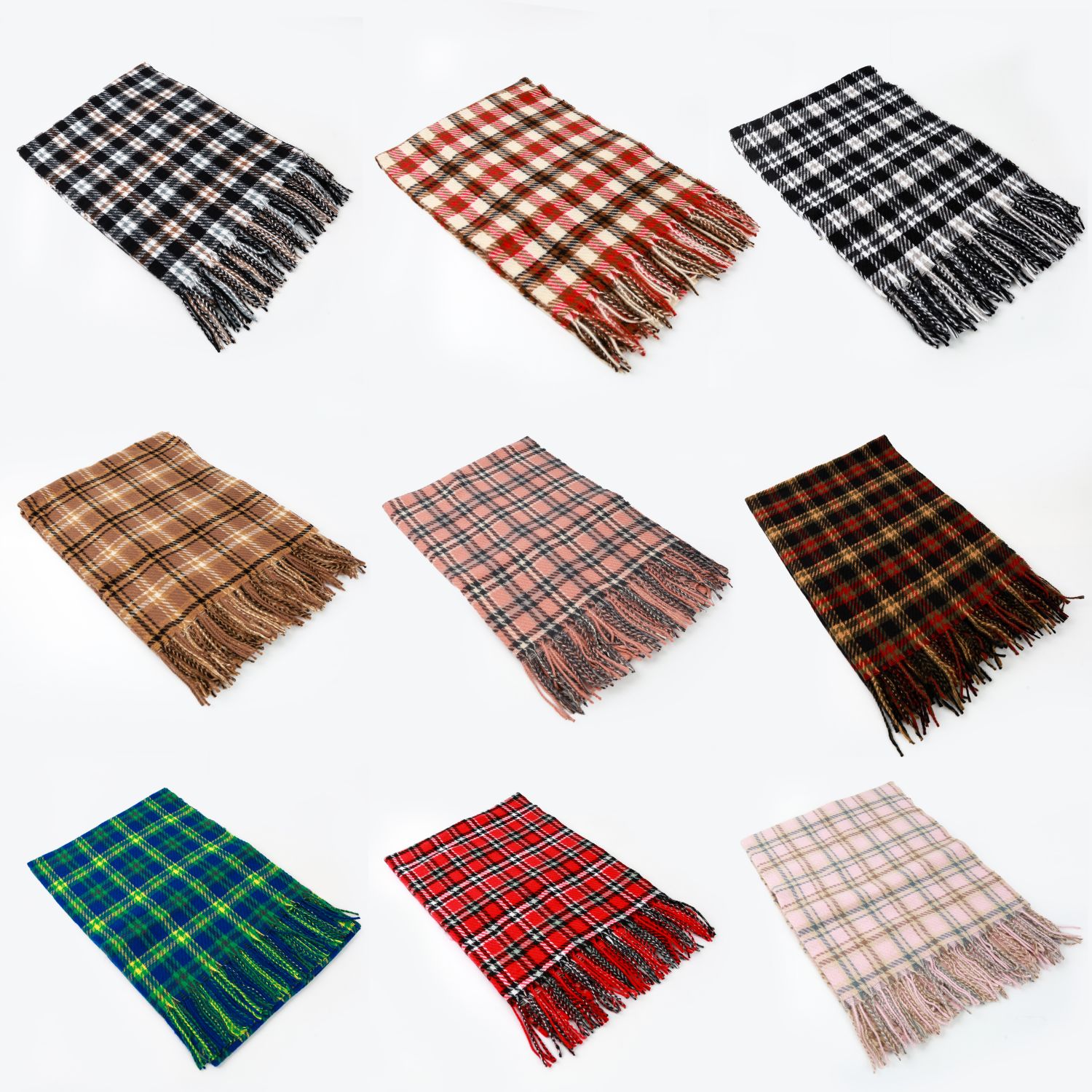 Liu An lattice print women scarfs warm scarf gift 70*200cm