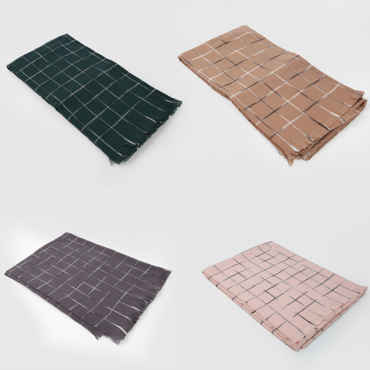 Liu An knitting lattice pattern women scarfs gift 70*200cm