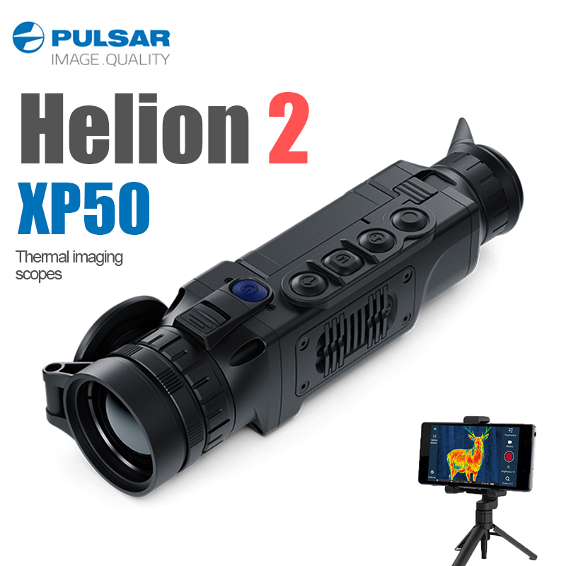 Pulsar Helion 2 XP50 Thermal Imaging Scopes 8X lens 1800m in Complete Darkness IR Night Vision Monocular Thermal Camera Scope
