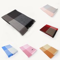 Liu An simple lattice print scarfs Pure Color women scarfs 70*180cm
