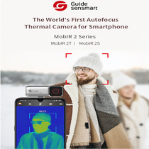 NEW GUIDE MobIR 2T Mobilephone Thermal Imaging Mini AutoFocus Thermal Imaging for Smartphone Night Vision Thermography TYPE-C