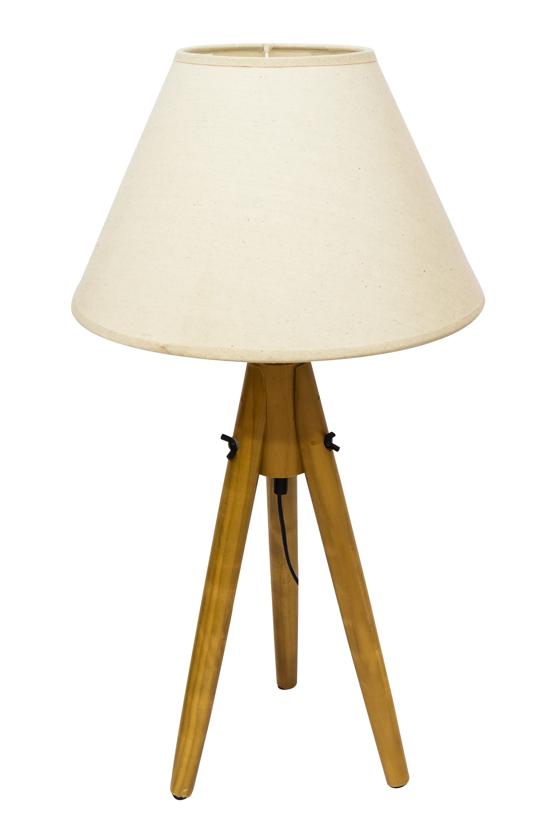 实木台灯/三支架台灯/室内灯具白底实物图