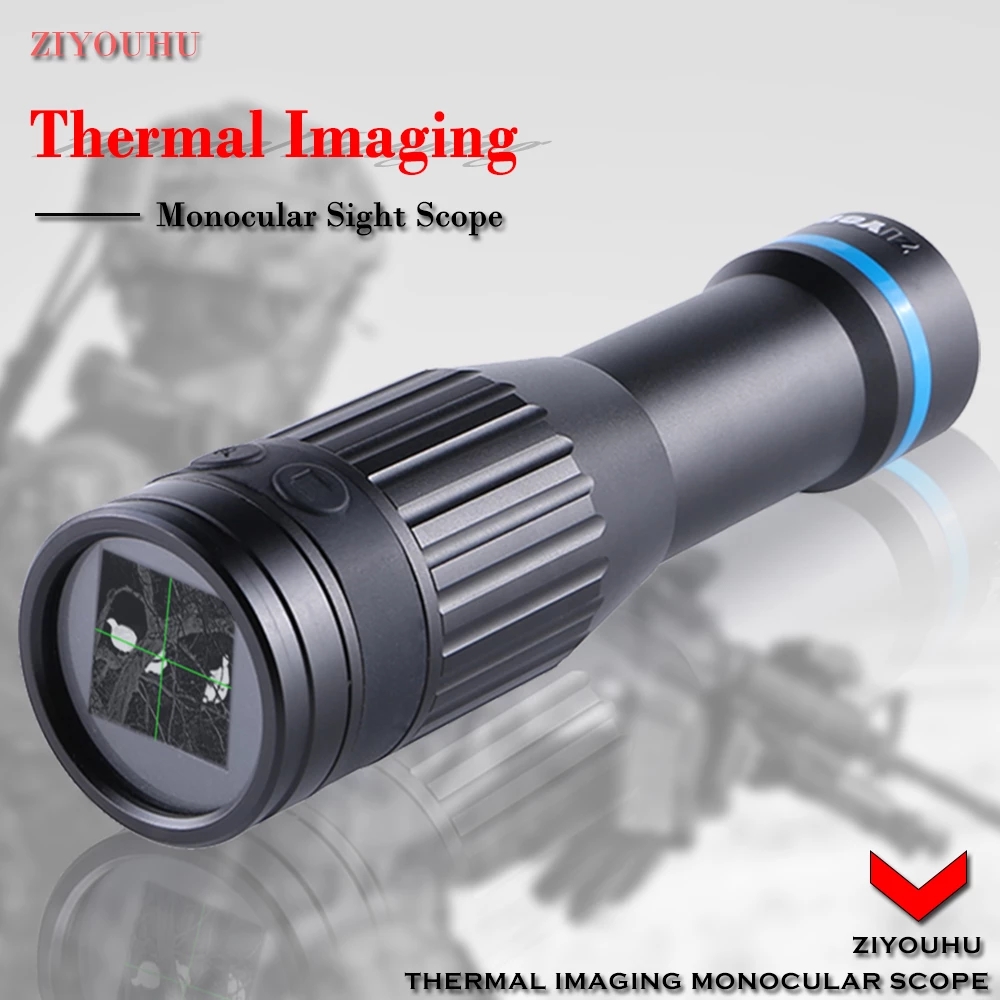 S1 Tiny Infrared Thermal Imager 4X E-zooming Monocular Built-in Moveable Crosshair Sighting Telescope Hunting Thermo Vision Camera