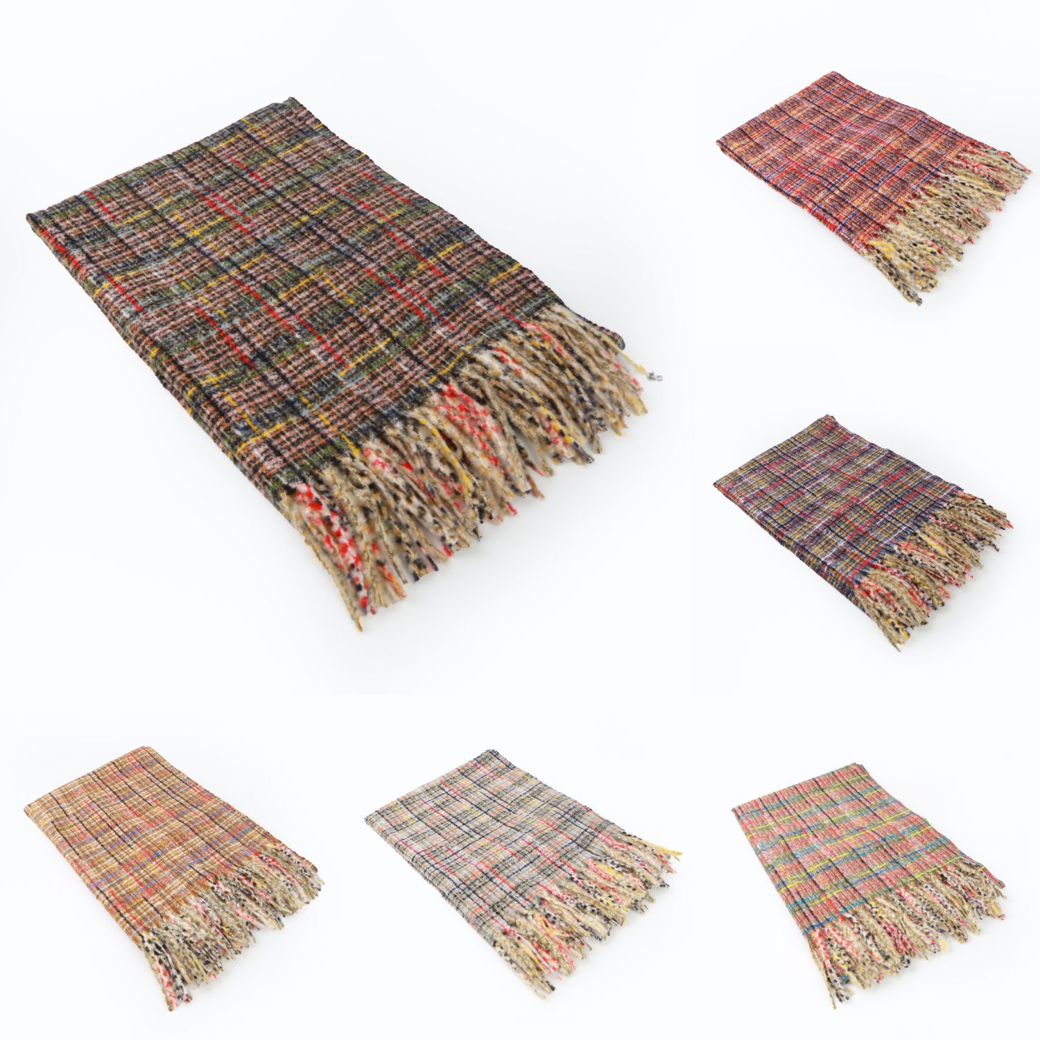 Liu An Warm Scarf women gift scarfs with tassels 70*200cm