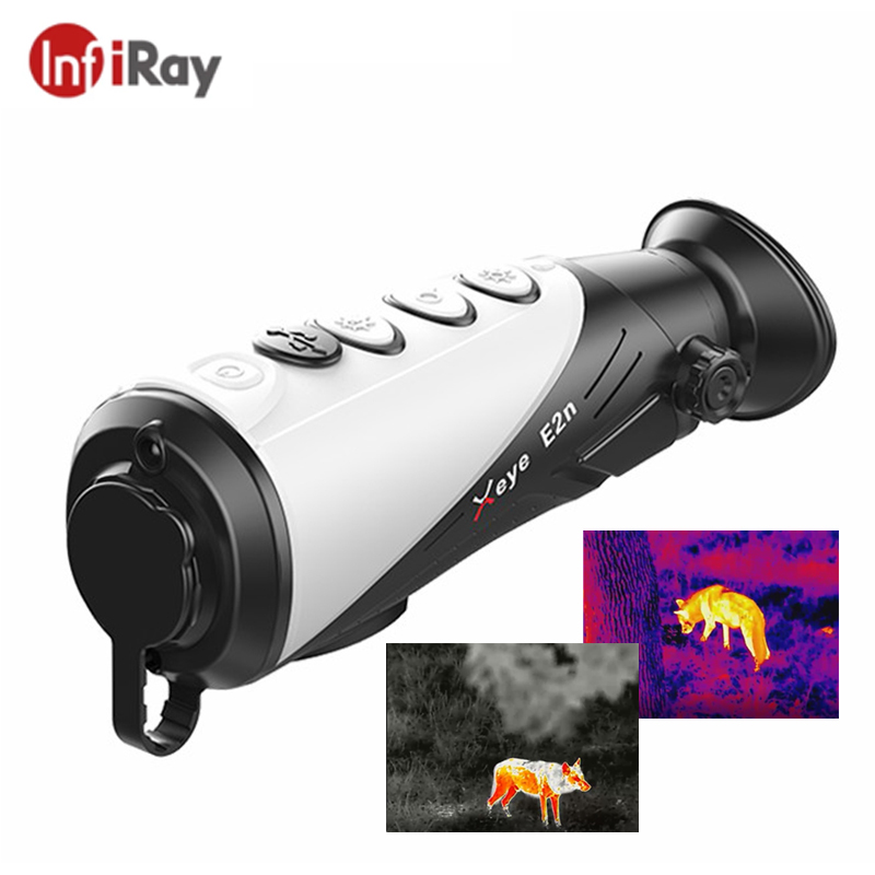 InfiRay Eye Series V2, E2n Thermal Imagery, Sky-Bird Image Mode Laser Aim 13mm Lens Thermal Vision Monocular for Outdoor Hunting