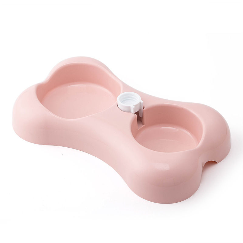 New Pet Double Bowl in different colors on dining table