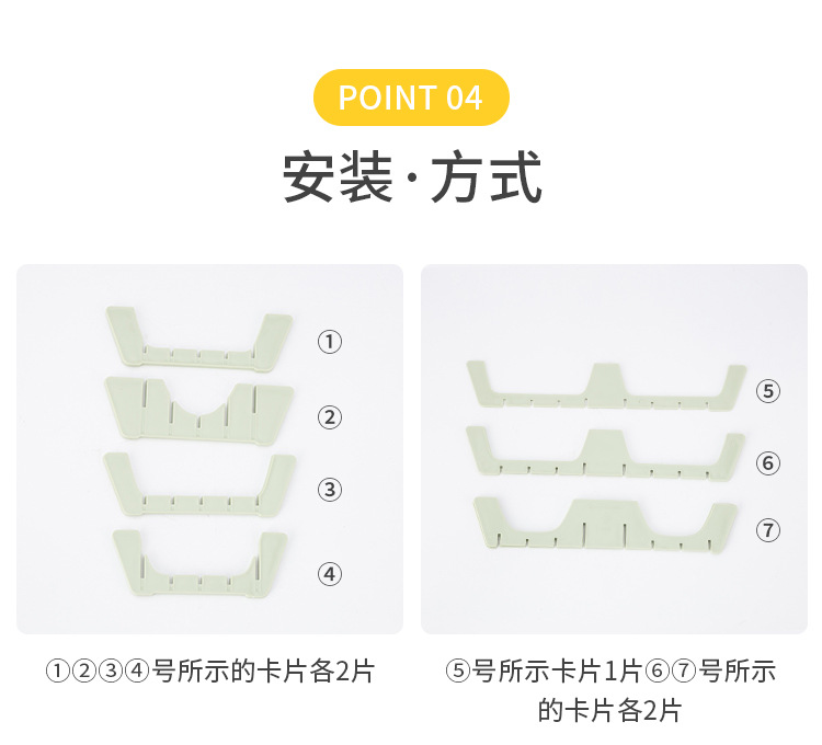 新款宠物不规则狗碗插片式猫碗不锈钢pp材质可拆卸清洗水碗饭碗通用宠物双碗详情9