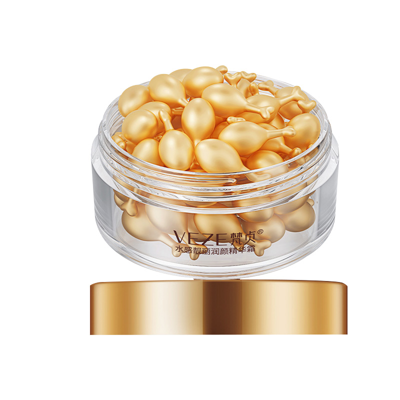 梵贞水感靓丽润颜胎盘素胶囊 精华液霜小鸡腿颗粒补水