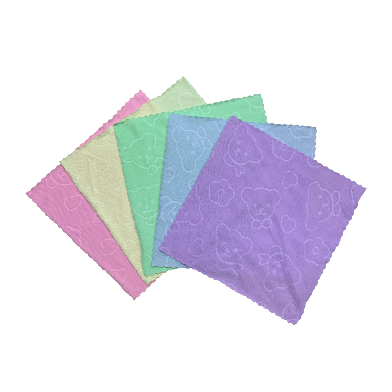 Kitchen Cleaning Supplies Cloth Emboweled Cute Cartoon Multi-Functional Household Home Car Square Item Picture