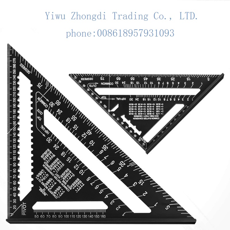 Aluminum alloy woodworking triangle ruler 铝合金三角尺 木工直角尺详情8