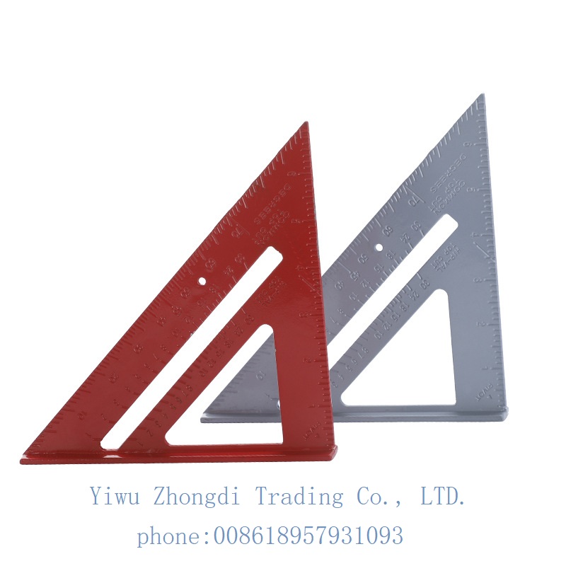 Aluminum alloy woodworking triangle ruler 铝合金三角尺 木工直角尺详情4