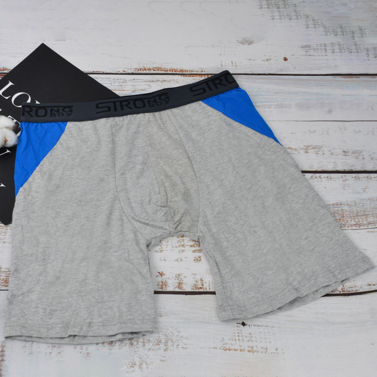 KUZHIYANG high quality printed men underwear boxer briefs manufacturing thumbnail