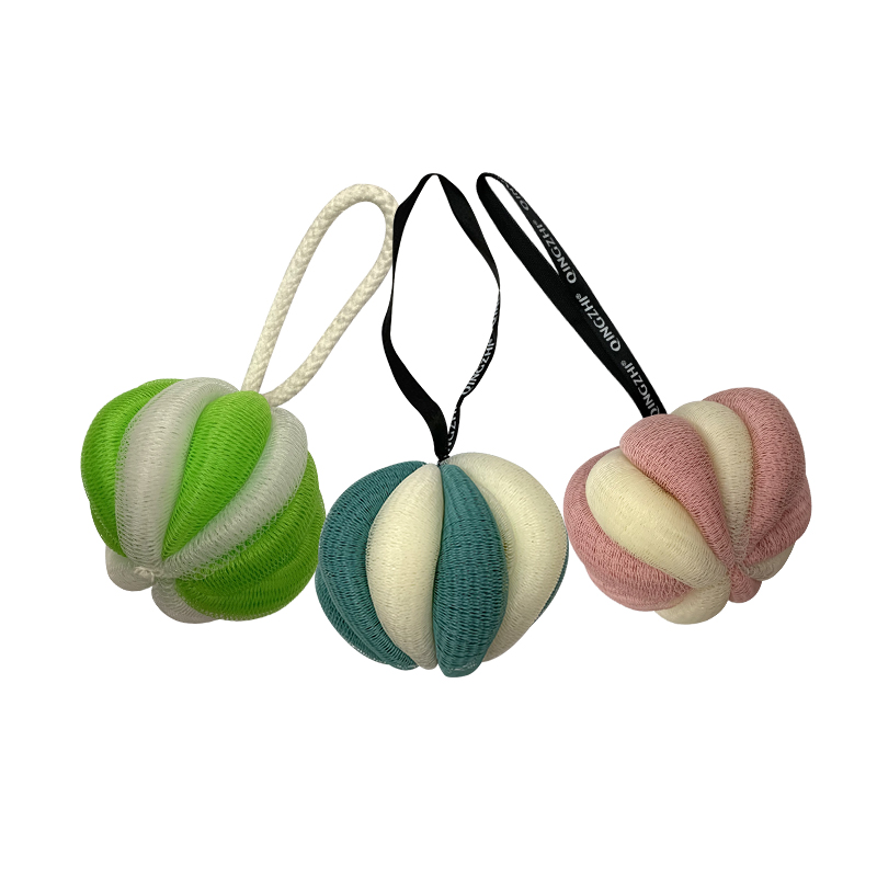 New Bath Ball Pumpkin Flower Bath Ball Bubble Rich Soft And Comfortable New Material Tight Not Easy To Disperse Adult Specification drawing