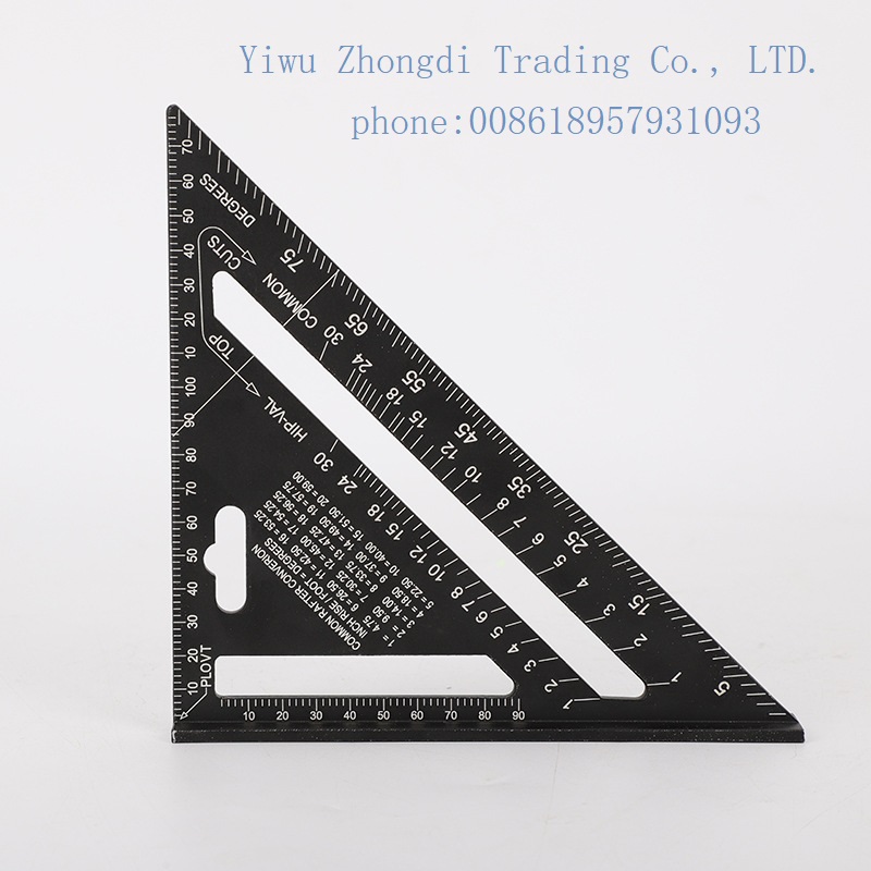 Aluminum alloy woodworking triangle ruler 铝合金三角尺 木工直角尺详情12