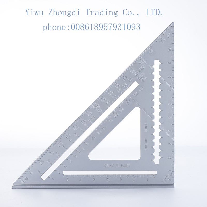 Aluminum alloy woodworking triangle ruler 铝合金三角尺 木工直角尺详情1