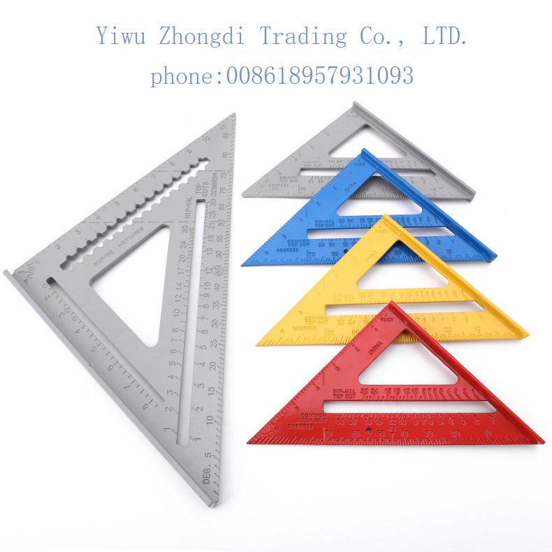 Aluminum alloy woodworking triangle ruler 铝合金三角尺 木工直角尺详情9