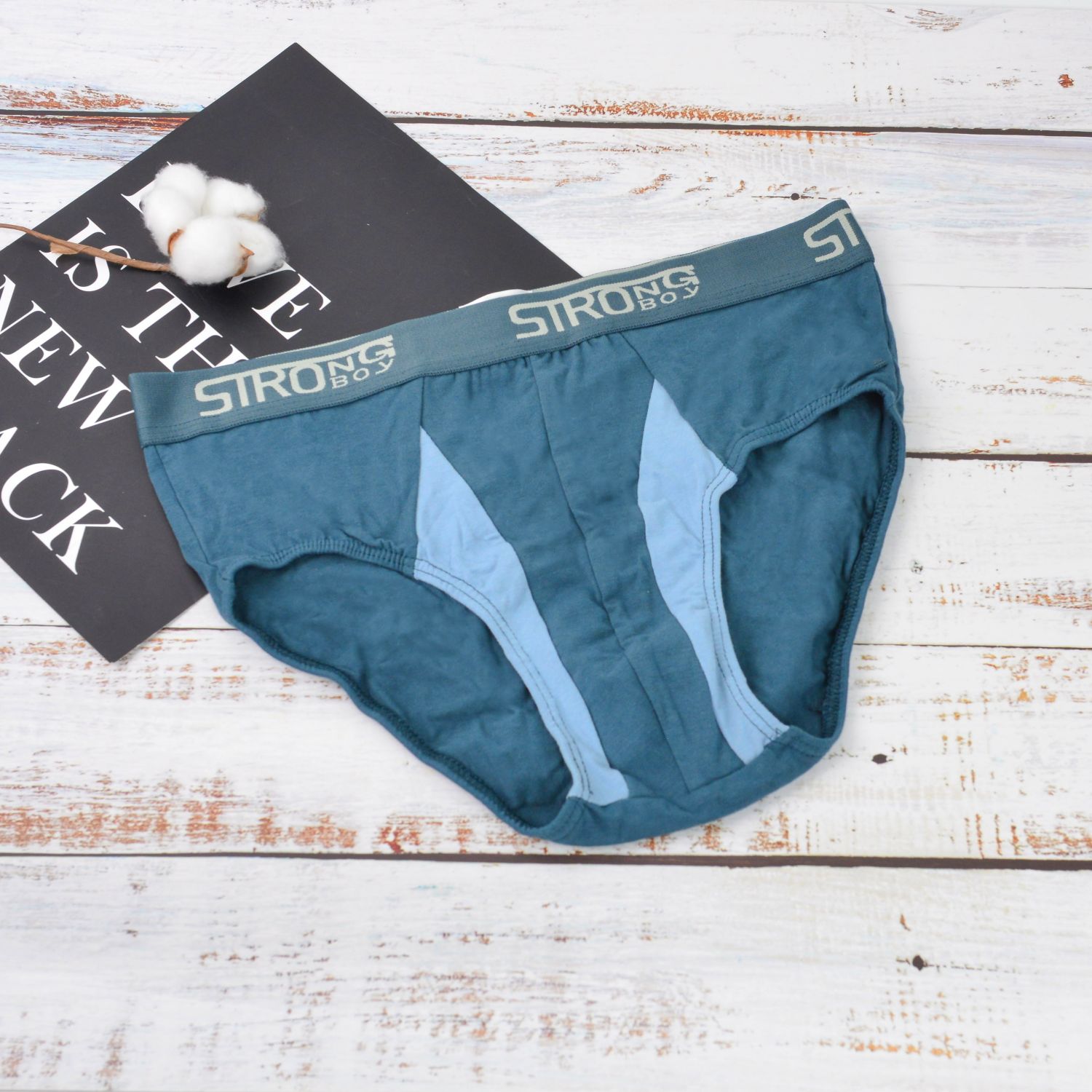 KUZHIYANG Men Underwear Home Indoor Casual Stripe Arrow Short Pants Boxers Sleepwear thumbnail