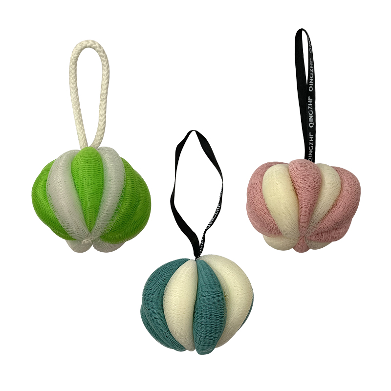 New Bath Ball Pumpkin Flower Bath Ball Bubble Rich Soft And Comfortable New Material Tight Not Easy To Disperse Adult Application Scenario