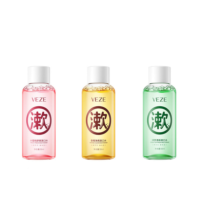 梵贞水果芳香漱口水清爽 便携口腔护理漱口液