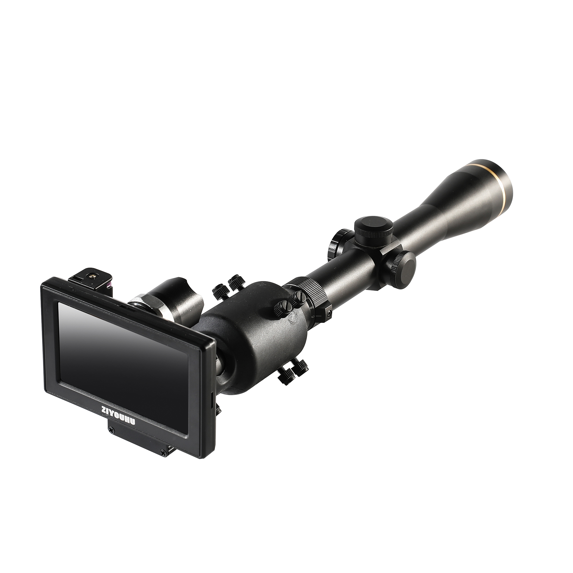TM004 Digital Night Vision HD 1080P 4.3 Inch Display Siamese Sight Scope Video Cameras Infrared illuminator Riflescope Hunting Optical