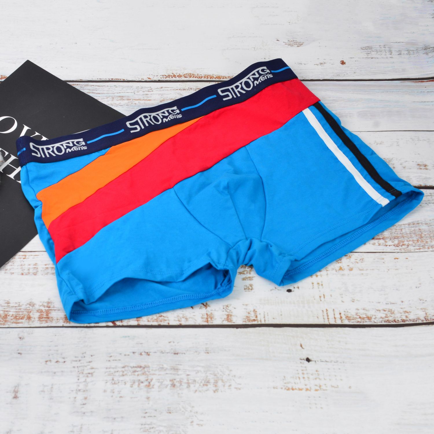 KUZHIYANG Cotton breathable comfortable underwear boxers men