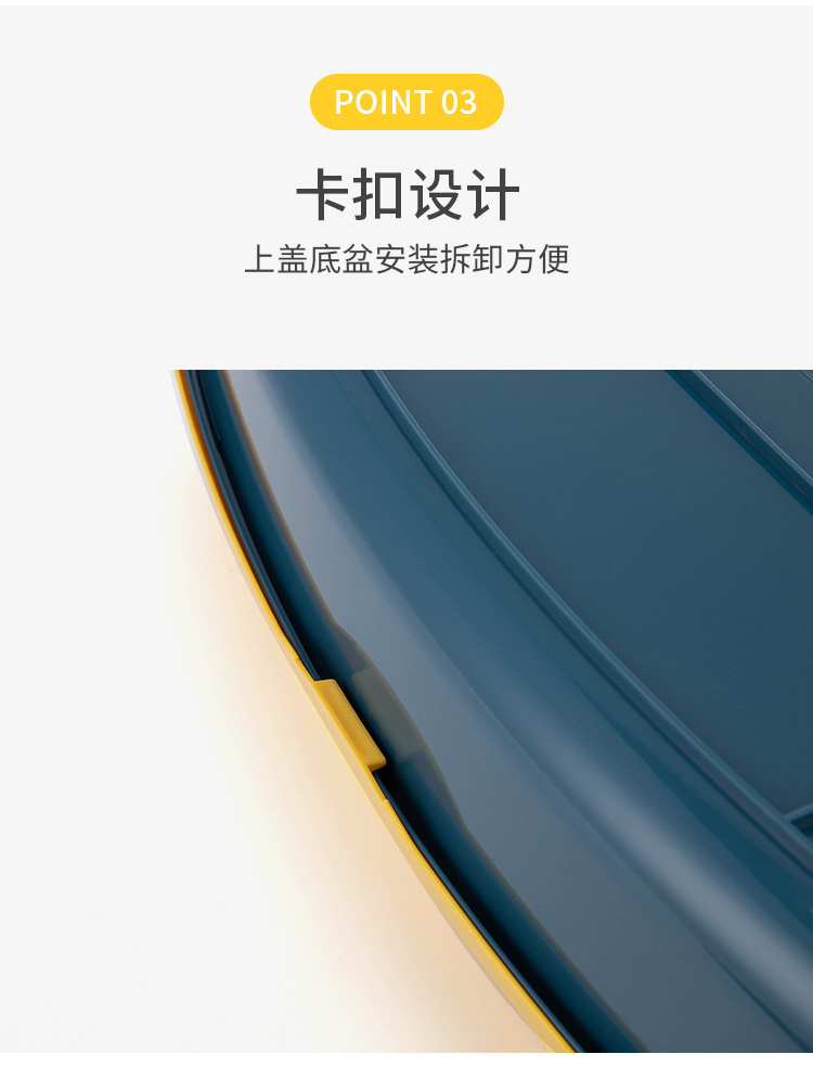 The new cat litter box made of pp material has a large capacity and is splash-proof. It is a universal pet cat product for big cats, fat cats and young cats pic 7