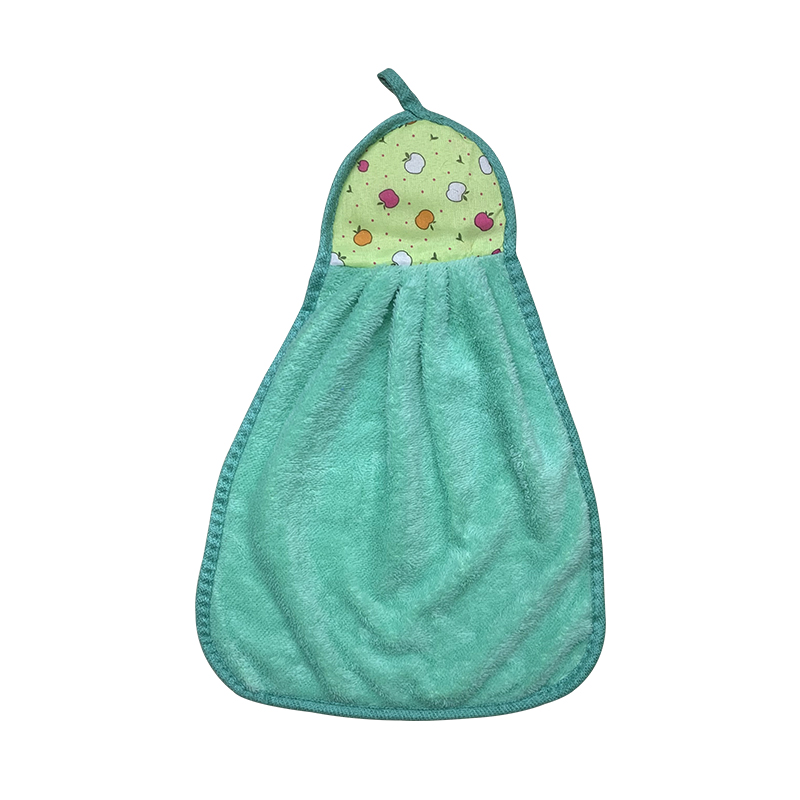 Coral Velvet Rag Trumpet Hand Towel Absorbent Towel Does Not Drop Hair Kitchen Household Household Can Hang Cartoon Cute Application Scenario