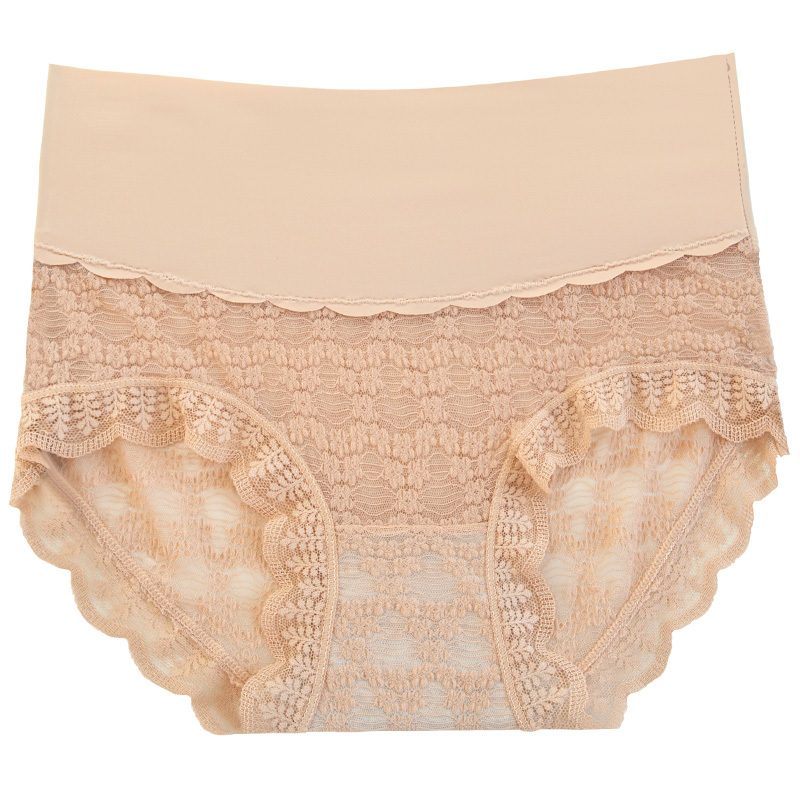 High-waisted, curving inner pants for women, a new 2021 bestseller. Lace, girlish style, antibacterial, summer, thin and breathable shorts Item Picture