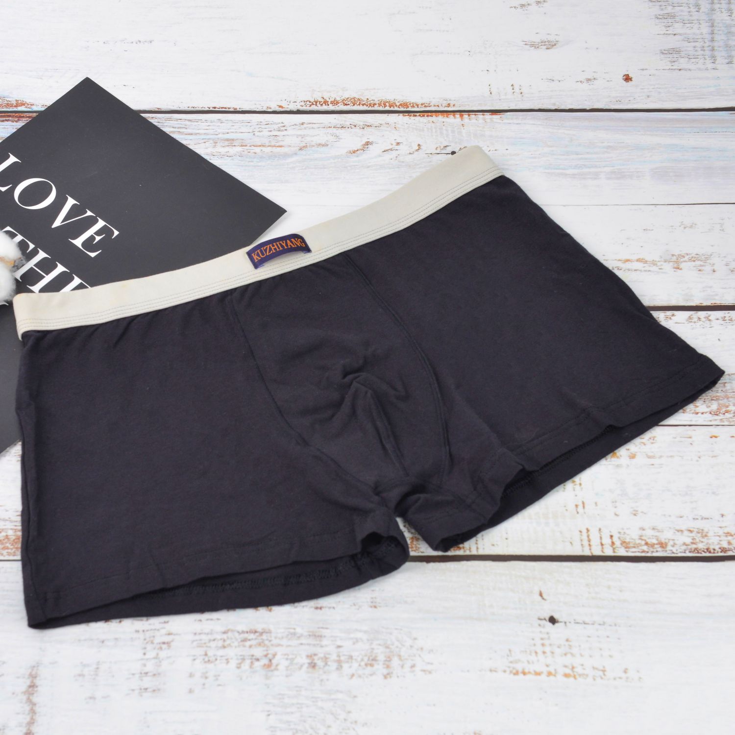 KUZHIYANG Eco-friendly Men's Boxer Brief Shorts Underwear Dropshipping