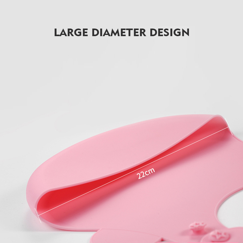 Manufacturers Direct Sales Of Silicone Bib For Children Baby Eating Pocket Environmentally Friendly Free Wash Rice Bib Application Scenario