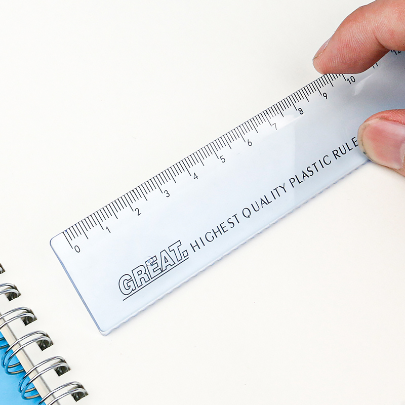 Four-piece ruler set, drawing circular geometric figures, measuring ruler, design set square, drawing set ruler Specification image
