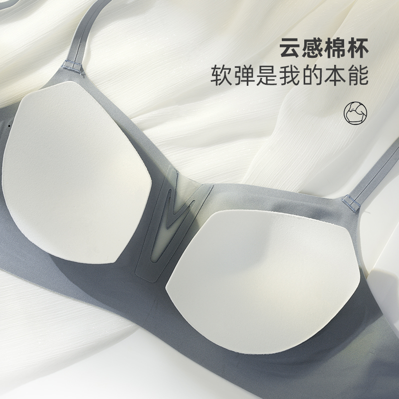 Jelly strip underwear for women, ultra-thin, no steel ring, large bust, small appearance, thin cup, breast reduction, no trace bra Application Scenario