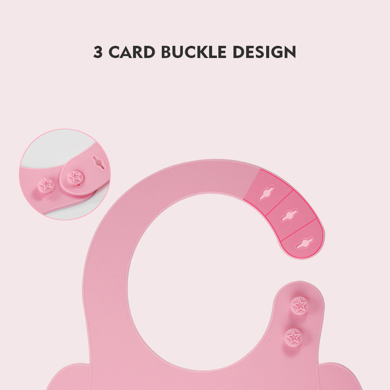 Food Grade Silicone Bib For Children Baby Food Pocket Environmentally Friendly Clean Rice Pocket For Mother And Baby Gift Bib Application Scenario