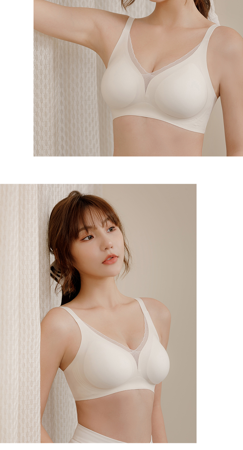 果冻条内衣女大胸显小无痕侧收副乳夏季透气无钢圈文胸详情5