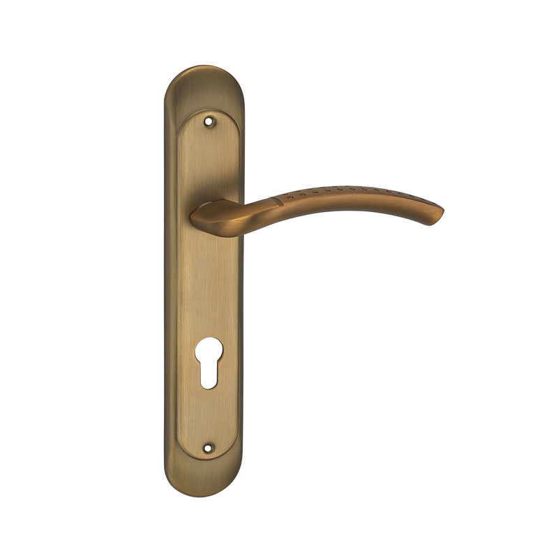 Locked Entry Door Handle Aluminium KENYOS MORTICE LOCKS Set thumbnail