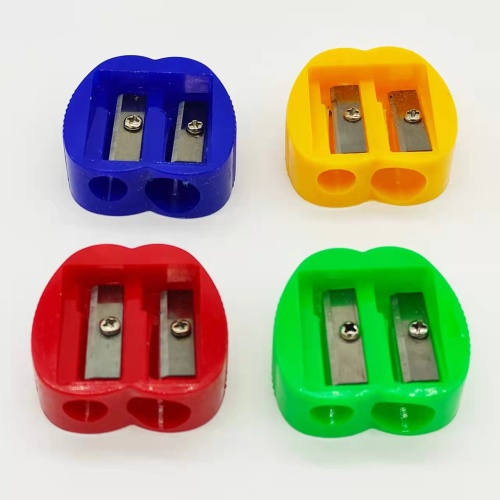 apple large and small holes hole pencil sharpener thumbnail