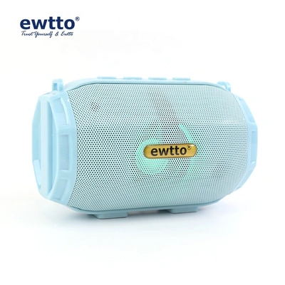 EWTTO Multifunction Wireless BT Speaker Music Boombox Portable Outdoor Speakers with Colored lamp TF AUX FM USB ET-P1656BT thumbnail