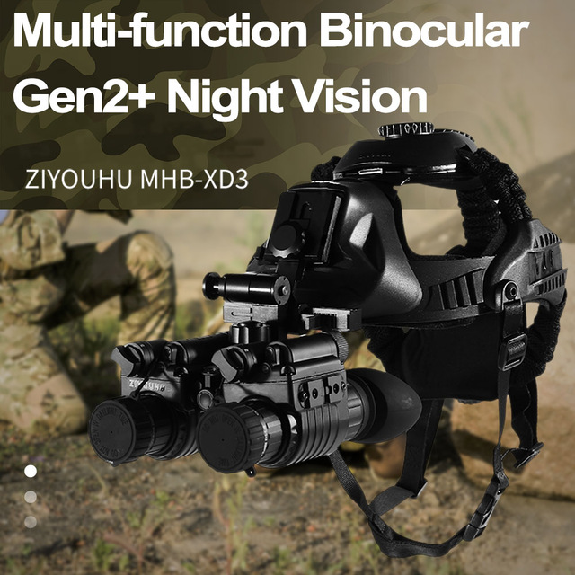 Gen 3rd Head Mounted IR Night Vision Quasi Binoculars for Army Military Tactical Can be Disassembled